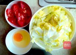 娃娃菜蕃茄炒鸡蛋的做法图解2