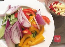 四彩杂蔬的做法图解3