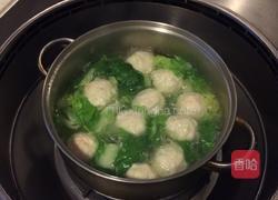 白菜豆腐圆子汤的做法图解5