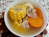 玉米胡萝卜马蹄排骨汤的做法[图]