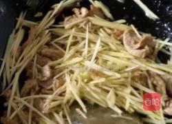 仔姜炒肉的做法图解4