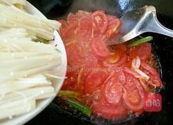 西红柿炒金针菇的做法图解7