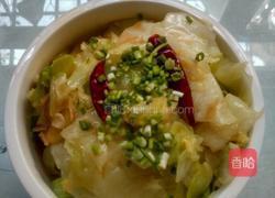 炝牛心菜的做法图解4