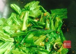 豆豉油麦菜的做法图解4