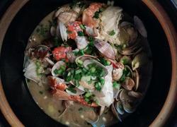 海蟹蛤蜊杂煲