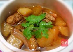 白萝卜炖鸭的做法图解9