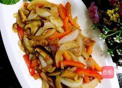 香菇培根炒时蔬的做法图解5