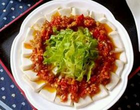 剁椒肉末蒸豆腐[图]