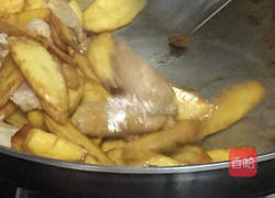 茭白笋炒肉片的做法图解5