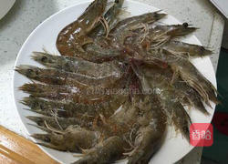 清蒸基围虾的做法图解1