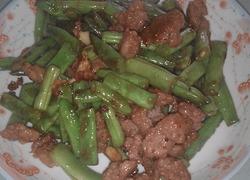 四季豆炒肉末