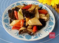 木耳炒山药的做法图解5