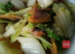 腊肉炒白菜的做法图解9