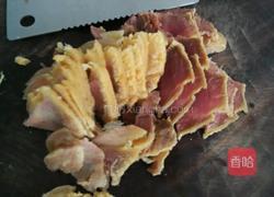 腊肉炒白菜的做法图解4