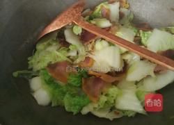 腊肉炒白菜的做法图解8