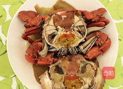 清蒸膏蟹的做法图解7