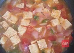 西红杮炖冻豆腐的做法图解5