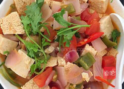 西红杮炖冻豆腐的做法图解6