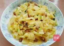 香葱土豆萝卜干丁的做法图解11