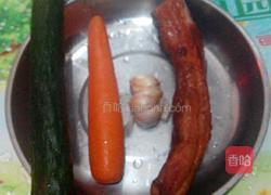 叉烧木耳炒饭的做法图解2