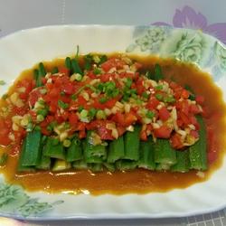凉拌秋葵的做法[图]