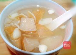 杏仁百合炖梨水的做法图解6