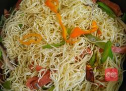 炒面线的做法图解3