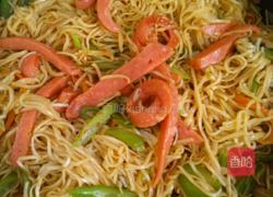 炒面线的做法图解4