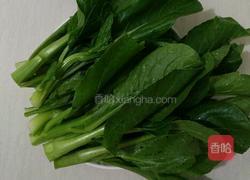 菜心粉丝的做法图解2