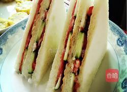 蔬菜三明治的做法图解6