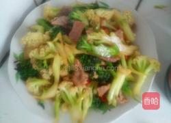 双花炒肉的做法图解7