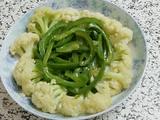 甜椒炒花菜的做法[图]