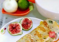 快手早餐---鸡蛋裹饼的做法图解5