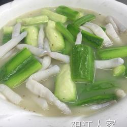 沙虫浓汤浸胜瓜的做法[图]