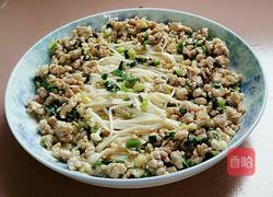 蒜蓉肉末金针菇的做法图解13