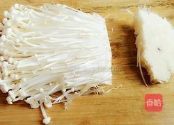 蒜蓉肉末金针菇的做法图解2