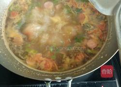 尖椒西红柿汤面的做法图解7