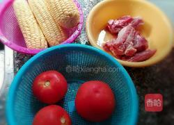蕃茄玉米排骨汤的做法图解1