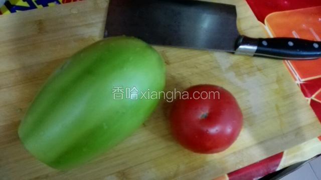 食材洗净备用