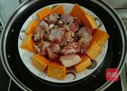 南瓜蒸排骨的做法图解6
