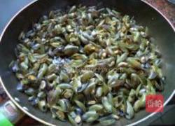 九层塔炒薄壳的做法图解5