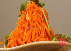 凉拌胡萝卜丝的做法图解4