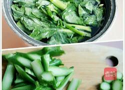 蒜蓉芥蓝炒萝卜干的做法图解6