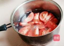 西红杮金针菇鸡蛋汤的做法图解7