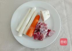 淮山葛根猪扇骨汤的做法图解1