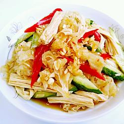 凉拌腐竹银耳的做法[图]