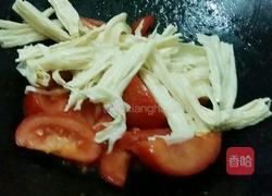 西红杮烧腐竹的做法图解7