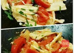 西红杮烧腐竹的做法图解8
