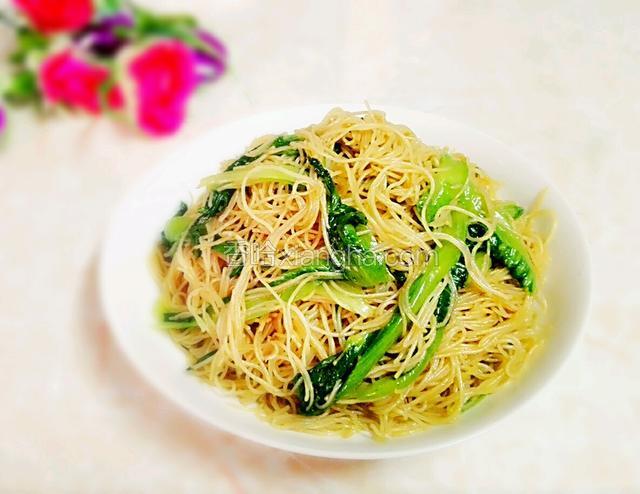 生菜炒米粉