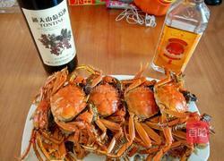 清蒸河蟹的做法图解4